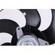 Ventilator radiator Stanga NISSENS pentru CITROEN BERLINGO, XSARA, PEUGEOT PARTNER, diametru 305 mm, 12 V, 108 W