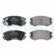 Set placute frana fata DELPHI pentru HYUNDAI COUPE II, ELANTRA III, ELANTRA IV, SONATA IV, SONATA V, TIBURON, TUCSON, KIA MAGENTIS I, II, OPTIMA, SOUL 1.6-2.7