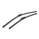 Lamela stergator fata VISIOFLEX 550/450mm pentru BMW, set 2 buc, tip jointless, cu spoiler, lungime 550mm si 450mm
