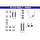 Set accesorii sabot frână ATE pentru ALFA ROMEO 33, FIAT 131, 132, ARGENTA, PEUGEOT 304, 305 I, RENAULT 12, 18, 20, 25, 30