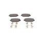 Set placute frana fata BOSCH pentru HONDA ACCORD VI, NISSAN ALMERA TINO, PRIMERA 1.6-2.3, inaltime 59.0 mm, latime 131.9 mm, grosime 16.5 mm