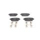 Set placute frana fata BOSCH pentru HONDA ACCORD VI, NISSAN ALMERA TINO, PRIMERA 1.6-2.3, inaltime 59.0 mm, latime 131.9 mm, grosime 16.5 mm