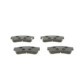 Set placute frana fata BOSCH pentru MAZDA 6 1.8-2.5 08.07-07.13, inaltime 58.8 mm, latime 137.0 mm, grosime 17.4 mm