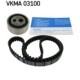 Set curea de distributie SKF pentru CITROEN AX, BERLINGO, BX, C15, SAXO, PEUGEOT 106 I, 106 II, pinion inclus, 104 dinti, latime 17 mm