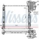 Radiator racire motor NISSENS pentru MERCEDES V (638/2), VITO (W638) 2.0-2.8, dimensiuni 569x558x40 mm