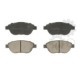 Set placute frana fata LPR pentru CITROEN C3 I, C4, C4 I, XSARA, XSARA PICASSO; PEUGEOT 1007, 206, 207, 307, dimensiuni 57.3x136.8x19.0 mm