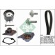 Set pompa apa + curea dintata INA pentru DACIA DUSTER, NISSAN ALMERA II, KUBISTAR, MICRA III, NV200, RENAULT CLIO II, KANGOO 1.5/1.5D