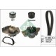 Set pompa apa + curea dintata INA pentru CITROEN BERLINGO, JUMPY I, FIAT SCUDO 1.9D, 140 dinti, latime 25.4 mm