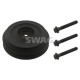 Fulie curea arbore cotit SWAG 6 nervuri diametru exterior 145.0 mm latime 50.0 mm diametru interior 12.5 mm pentru CITROEN JUMPER II FIAT DUCATO
