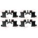 Set accesorii placute frana fata QUICK BRAKE pentru CITROEN C-ZERO, DAIHATSU COPEN, CUORE VII, SIRION, TREVIS, MITSUBISHI I, PEUGEOT ION, SUBARU JUSTY IV, SUZUKI ALTO VI, CARRY 0.7-Electric 03.00-