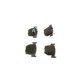 Set placute frana spate BOSCH pentru BMW X5 E70 F15 F85 X6 E71 E72 F16 F86, inaltime 58.2 mm, latime 122.0 mm, grosime 17.0 mm