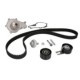 Set pompa apa + curea dintata INA pentru CITROEN C1, C2, C3, NEMO, FORD FIESTA, cu 144 dinti, latime 25.4 mm