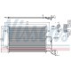 Condensator climatizare Nissens radiator răcire VW Passat &apos;00-&apos;05 Skoda Superb aluminiu înălțime 415 mm lățime 618 mm grosime 16 mm