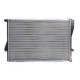 Radiator motor NISSENS BMW 5 E39 7 E38 2.0-4.4 aluminiu 650mm inaltime 438mm latime 32mm grosime plastic mecanic