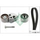 Set curea de distributie INA pentru HYUNDAI ACCENT II, ACCENT III, ELANTRA III, GETZ, GRANDEUR, HIGHWAY, I30, MATRIX, SANTA FÉ I, SANTA FÉ II, SANTA FÉ II/SUV 1.5D-2.2D 03.01-03.13, 28.0 mm, 123 dinti