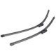 Lamela stergator SWF VISIOFLEX 640/520mm pentru AUDI, 2 buc, fata, jointless, cu spoiler, lama stergator lata