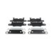 Set placute frana spate BOSCH pentru PORSCHE CAYENNE 3.0-4.0H 05.17, dimensiuni 81.8 mm inaltime, 187.5 mm latime, 15.3 mm grosime