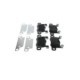 Set placute frana spate BOSCH pentru PORSCHE CAYENNE 3.0-4.0H 05.17, dimensiuni 81.8 mm inaltime, 187.5 mm latime, 15.3 mm grosime