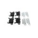 Set placute frana spate BOSCH pentru PORSCHE CAYENNE 3.0-4.0H 05.17, dimensiuni 81.8 mm inaltime, 187.5 mm latime, 15.3 mm grosime