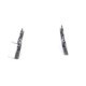 Set placute frana fata BOSCH SMART CABRIO CITY-COUPE CROSSBLADE FORTWO ROADSTER 0.6-Electric 07.98 70.5mm x 90.1mm x 14.4mm