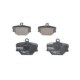 Set placute frana fata BOSCH SMART CABRIO CITY-COUPE CROSSBLADE FORTWO ROADSTER 0.6-Electric 07.98 70.5mm x 90.1mm x 14.4mm