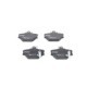 Set placute frana fata BOSCH SMART CABRIO CITY-COUPE CROSSBLADE FORTWO ROADSTER 0.6-Electric 07.98 70.5mm x 90.1mm x 14.4mm