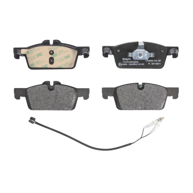 Set placute frana,frana disc DELPHI