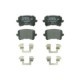 Set placute frana spate BOSCH pentru VW CC B7, PASSAT ALLTRACK B7, PASSAT B6, PASSAT B7, SHARAN, TIGUAN 1.4-3.6, dimensiuni 56.3mm x 105.3mm x 16.4mm