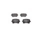 Set placute frana spate BOSCH pentru VW CC B7, PASSAT ALLTRACK B7, PASSAT B6, PASSAT B7, SHARAN, TIGUAN 1.4-3.6, dimensiuni 56.3mm x 105.3mm x 16.4mm
