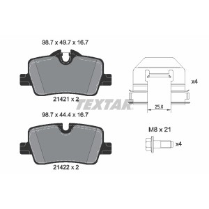 Set placute frana,frana disc TEXTAR