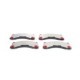 Set placute frana fata BOSCH pentru PORSCHE CAYENNE, VW TOUAREG 3.0D-5.0D, inaltime 94.2 mm, latime 210.2 mm, grosime 16.1 mm