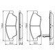 Set placute frana fata BOSCH pentru SUZUKI LIANA 1.3-2.3 07.01, dimensiuni: inaltime 53.2 mm, latime 136.6 mm, grosime 16.4 mm