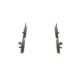 Set placute frana fata BOSCH pentru SEAT CORDOBA, IBIZA II, VW GOLF III, POLO, VENTO, dimensiuni 51.2 mm x 141.8 mm x 14.9 mm