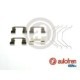 Set accesorii placute frana fata pentru MAZDA 323 F VI, 323 S VI, 626 V, PREMACY 1.8-2.0D 05.97-03.05