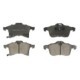 Set placute frana fata LPR pentru OPEL ASTRA G, ASTRA H, CORSA C, MERIVA A, dimensiuni 76.0 mm x 156.3 mm x 19.6 mm