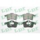 Set placute frana fata LPR pentru OPEL ASTRA G, ASTRA H, CORSA C, MERIVA A, dimensiuni 76.0 mm x 156.3 mm x 19.6 mm