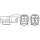 Sonda Lambda MAGNETI MARELLI 4 fire 635mm pentru CHEVROLET EPICA FIAT SEDICI SUBARU JUSTY III SUZUKI GRAND VITARA II IGNIS SWIFT SX4 WAGON R