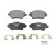 Set placute frana fata TEXTAR pentru FORD B-MAX, FIESTA, TOURNEO COURIER, TRANSIT COURIER, dimensiuni 60 mm x 131.7 mm x 16.7 mm