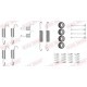 Set accesorii saboti frana parcare SUMITOMO pentru CHEVROLET EPICA, EVANDA, LACETTI, NUBIRA, TRAX, DAEWOO EVANDA 1.4-2.5