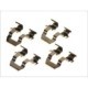 Set accesorii placute frana Spate QUICK BRAKE pentru TOYOTA CELICA, COROLLA, COROLLA/KOMBI 1.4-2.0D 05.87-01.02