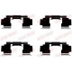 Set accesorii placute frana fata QUICK BRAKE pentru HONDA CIVIC VI, CIVIC VII, CONCERTO, MG ZR, MG ZS, ROVER 200, 25, 45, 800