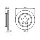 Disc frana BOSCH Spate Dreapta/Stanga MERCEDES M (W163) 2.3/2.7D/3.2 02.98-06.05 285.0 mm diametru exterior 55.5 mm inaltime 15.0 mm grosime