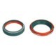 Set etansare suspensi fata SKF 2pcs gaskets ulei si praf pentru suspensie fata Showa 48mm compatibil HONDA CRF, KAWASAKI KX, SUZUKI RM-Z 2010-2019
