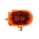 Senzor temperatura gaze evacuare NTK pentru VW TOUAREG 2.5D 01.03-05.10, lungime 980 mm, 2 fire, portocaliu
