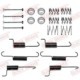 Set accesorii saboti frana parcare QUICK BRAKE pentru HYUNDAI SANTA FÉ I, TRAJET, TUCSON, KIA SPORTAGE II 2.0-2.7