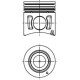 Piston KOLBENSCHMIDT diametru 135mm STD pentru IVECO EUROSTAR, EUROTRAKKER, STRALIS I, TRAKKER I, ASTRA HD 7-C, HD 8, HD 9, NEW HOLLAND