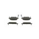 Set placute frana spate BOSCH pentru RENAULT KANGOO, KANGOO EXPRESS 1.2/1.6/1.9D 02.00, dimensiuni 51.7mm x 115.8mm x 16.8mm