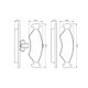 Set placute frana fata BOSCH pentru FORD FIESTA III, FIESTA IV, FIESTA/HATCHBACK, KA; MAZDA 121 III, 1.0-1.8D 03.89-11.08