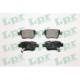 Set placute frana spate LPR TOYOTA AVENSIS COROLLA VERSO PREVIA 1.6-3.5 10.00 dimensiuni 46.0 mm x 102.0 mm x 16.3 mm