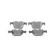 Set placute frana spate BOSCH BMW 3 (F30, F80), 3 (F31), 3 GRAN TURISMO (F34), 4 (F32, F82), 4 (F33, F83), 4 GRAN COUPE (F36) 56.9mm x 123.1mm x 17.2mm